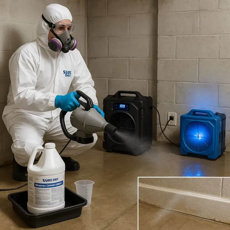 Sanitization and Odor Removal process in Rolling Meadows, IL